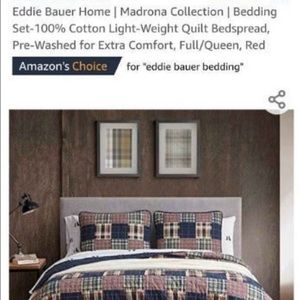Eddie Bauer Full/Queen Quilt set